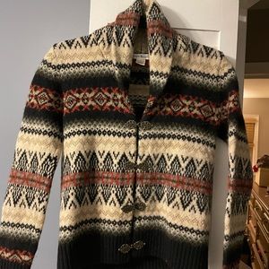 Susan Bristol wool cardigan sweater -size small